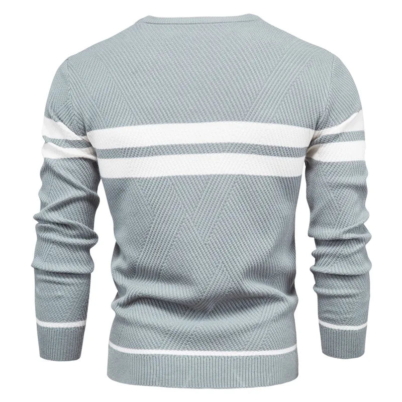 Elias® | Pull patchwork d'automne pour hommes