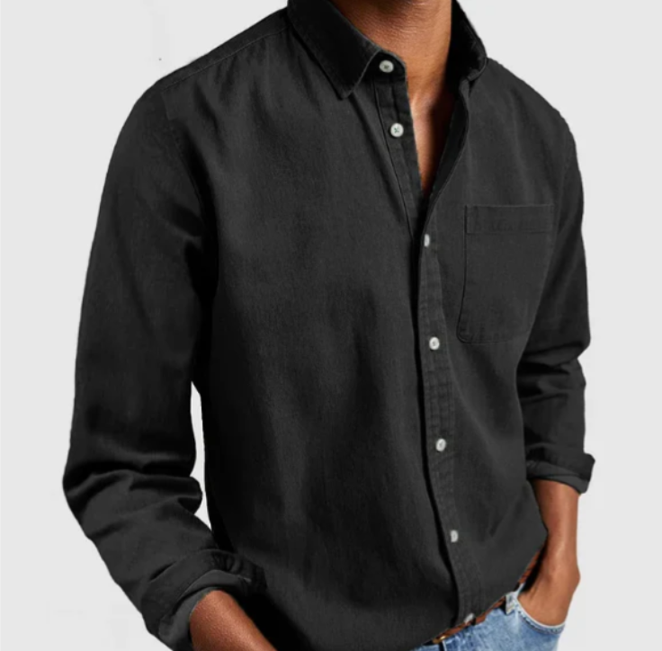 Harley® | Chemise élégante à manches longues en coton pour hommes