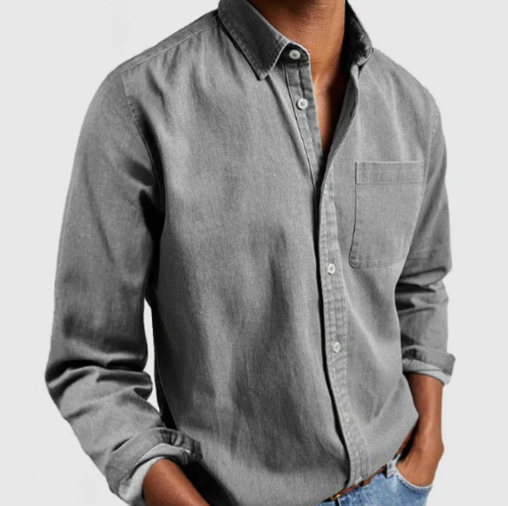 Harley® | Chemise élégante à manches longues en coton pour hommes