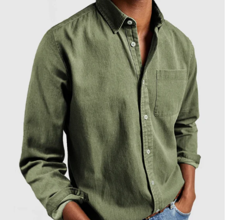 Harley® | Chemise élégante à manches longues en coton pour hommes