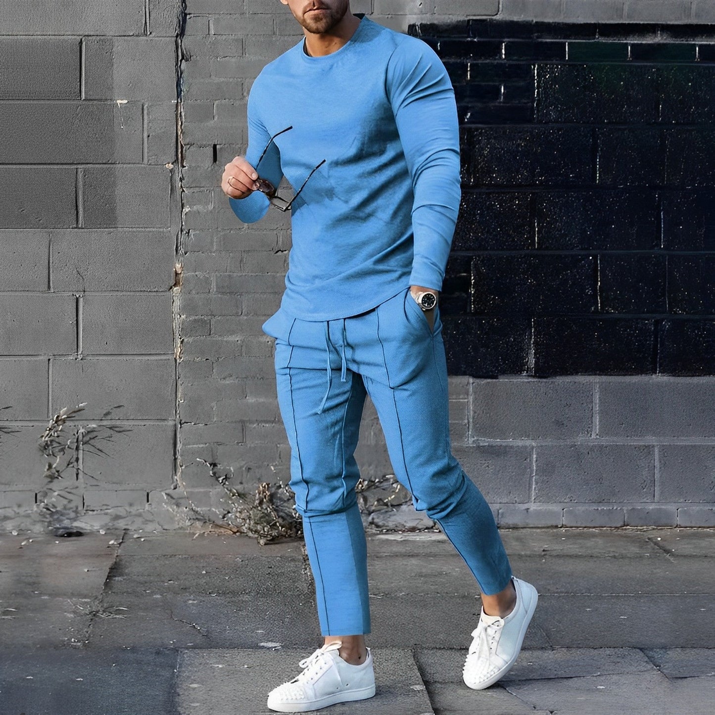 Adler® | Pull chaud tendance avec pantalon pour homme
