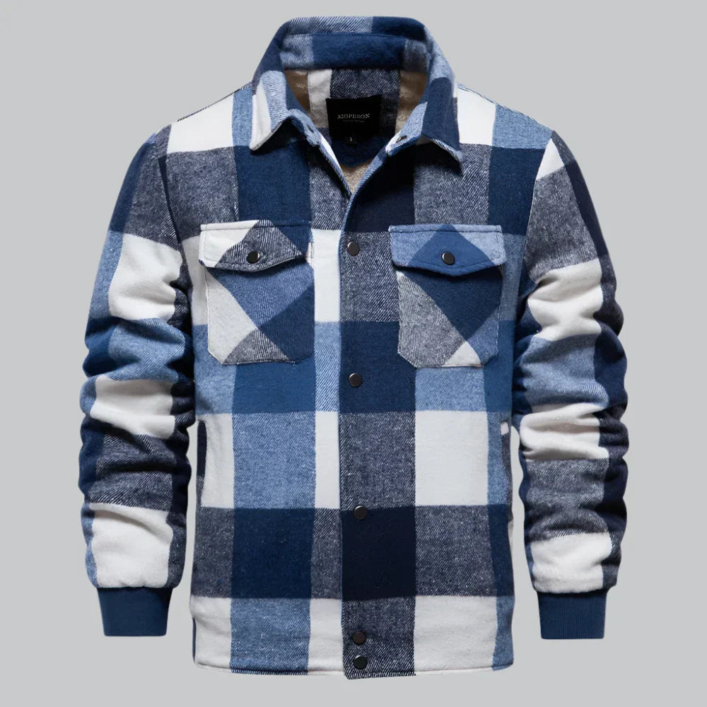 Liam® | Veste en flanelle pour hommes avec doublure en polaire