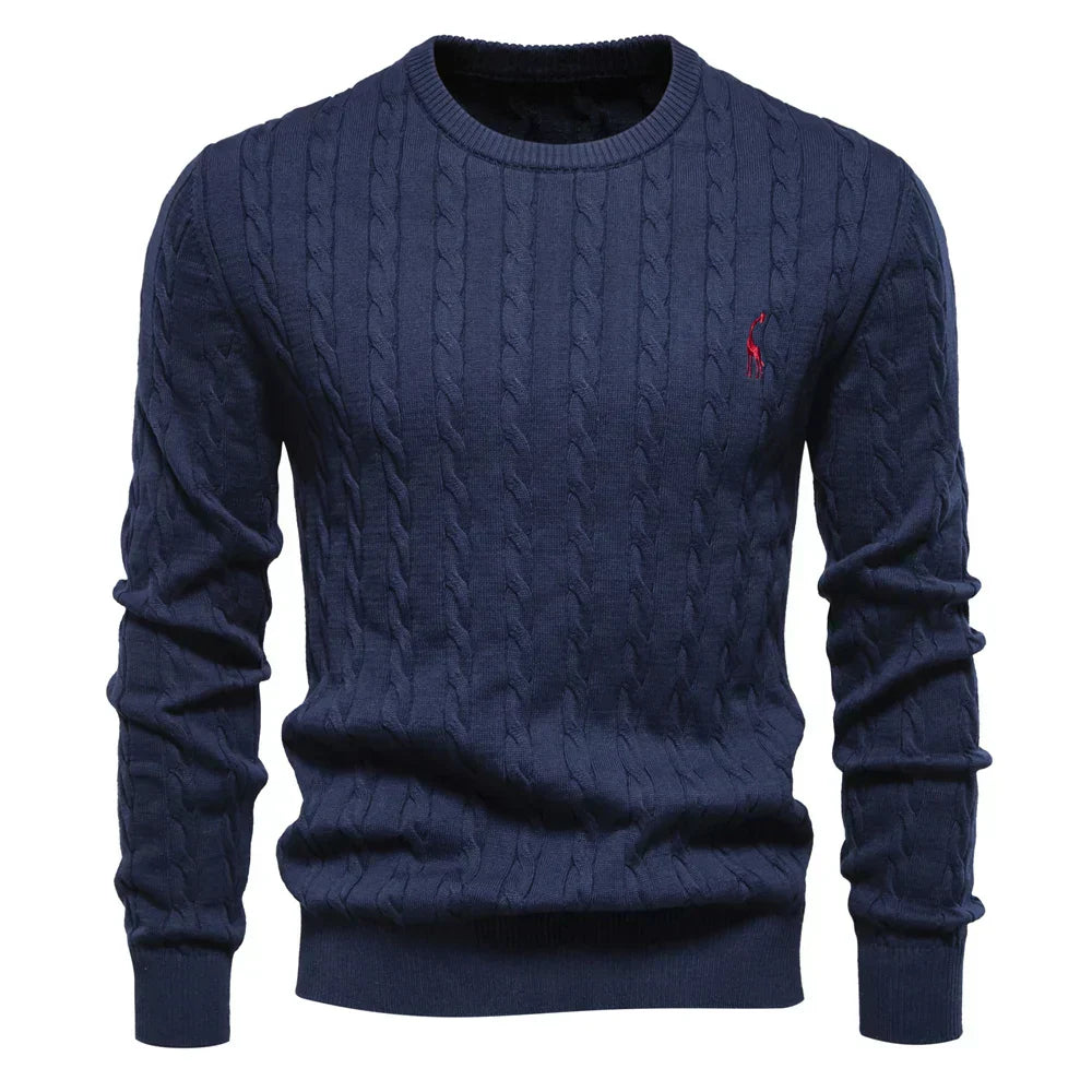 Doroteo® | Pull en maille avec broderie girafe