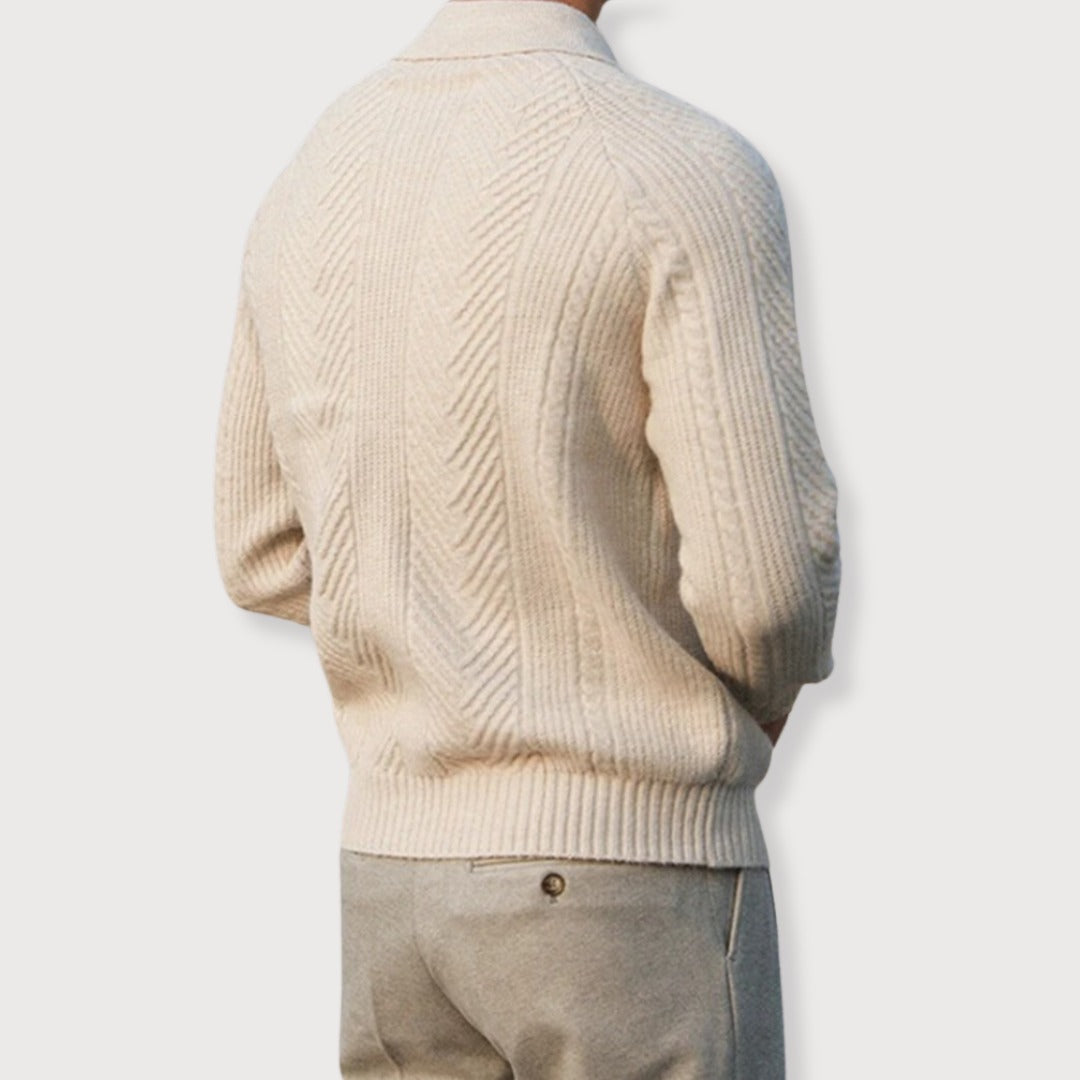 Arcésio® | Pull de luxe pour hommes avec col