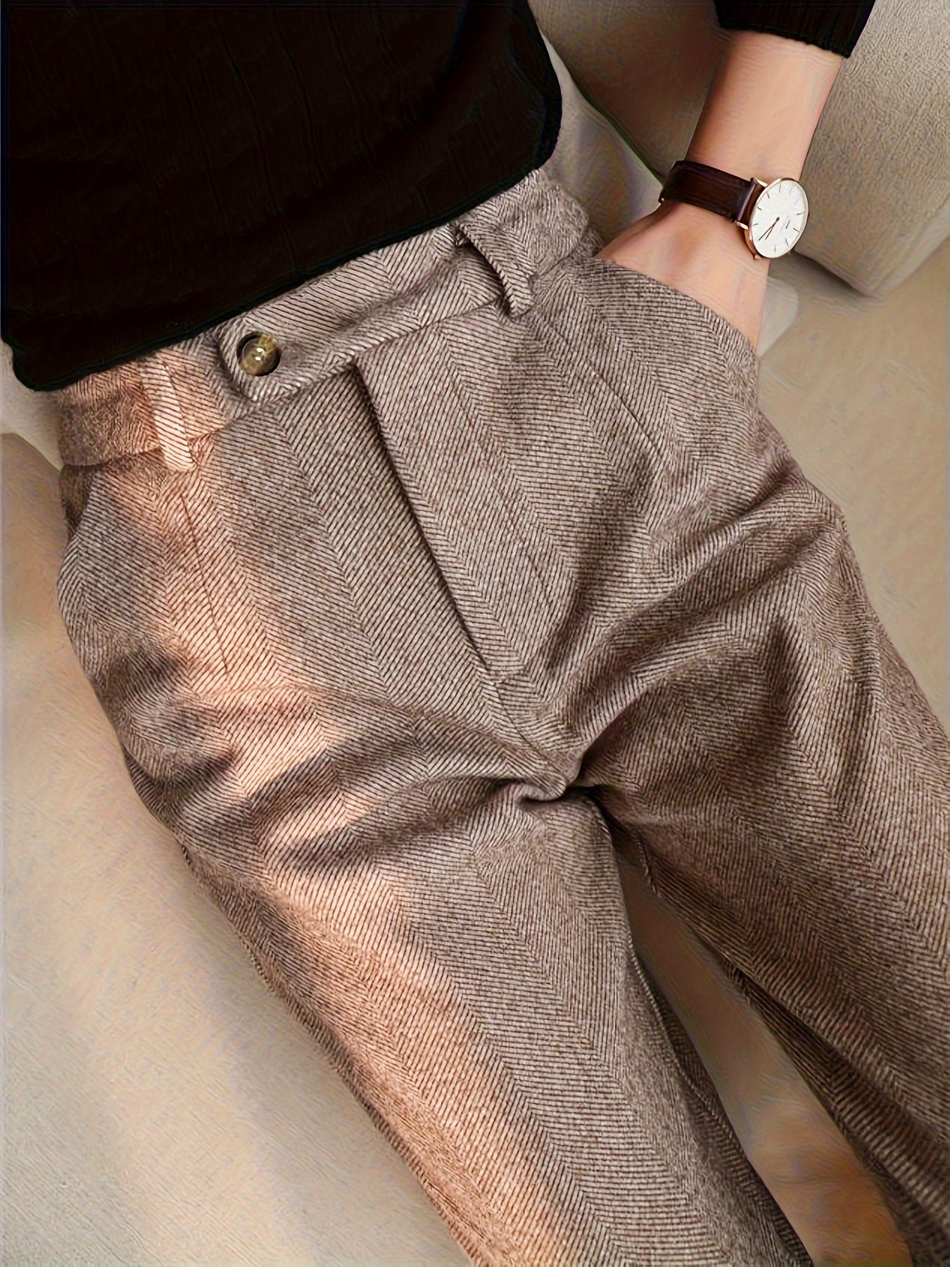 Jedediah® | Pantalon ajusté à chevrons