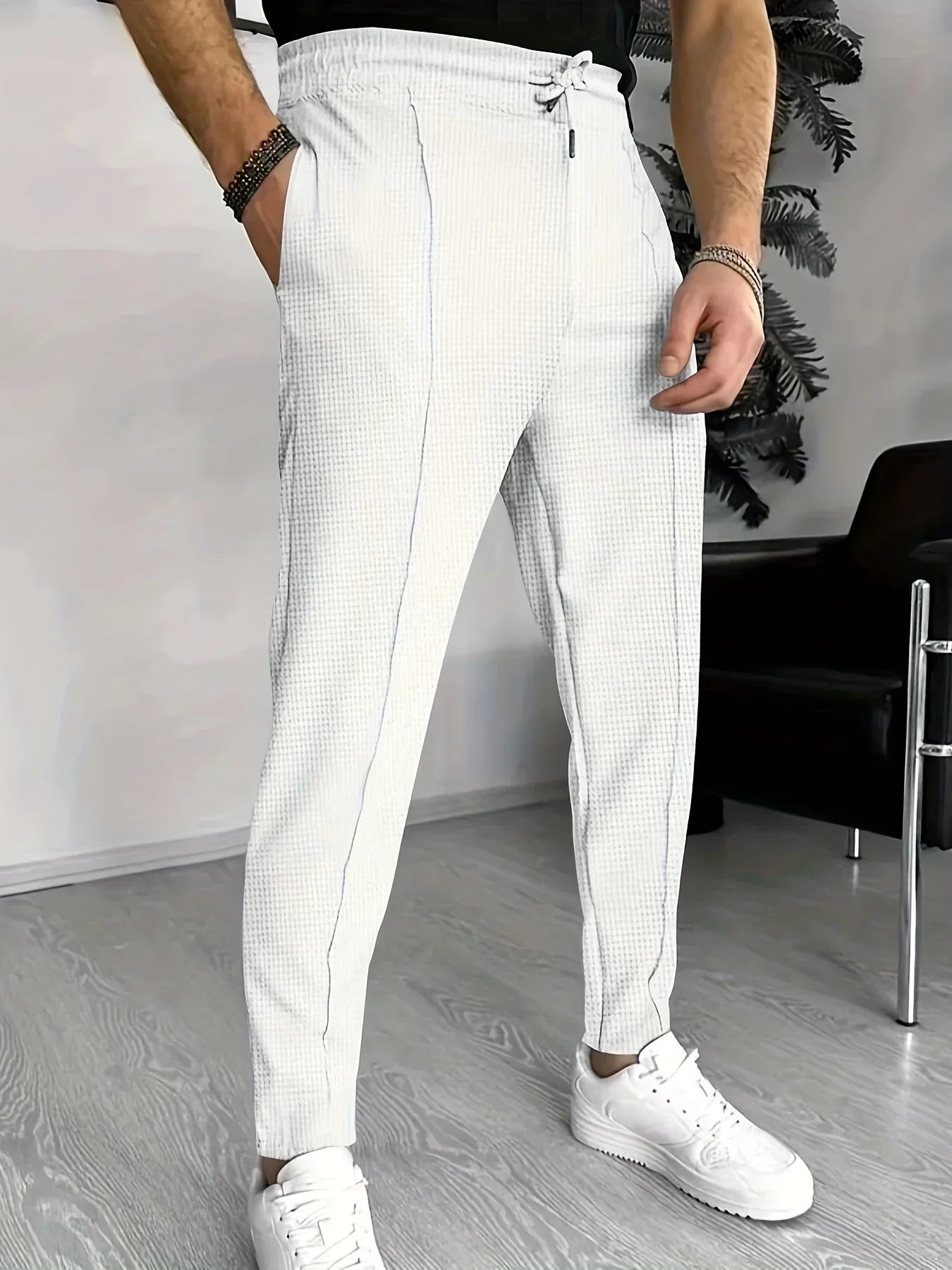 Zackary® | Pantalon slim à carreaux élégant
