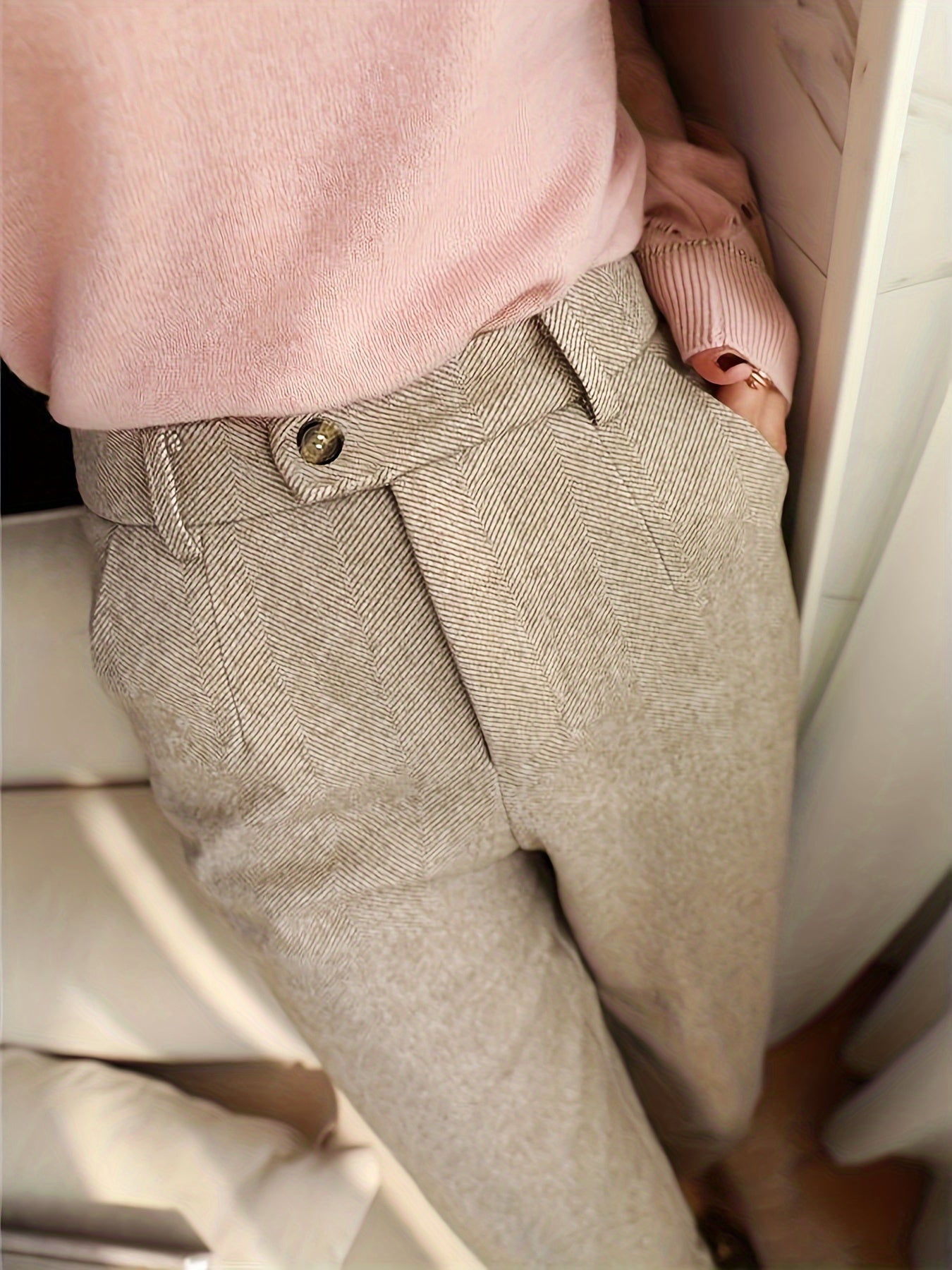 Jedediah® | Pantalon ajusté à chevrons