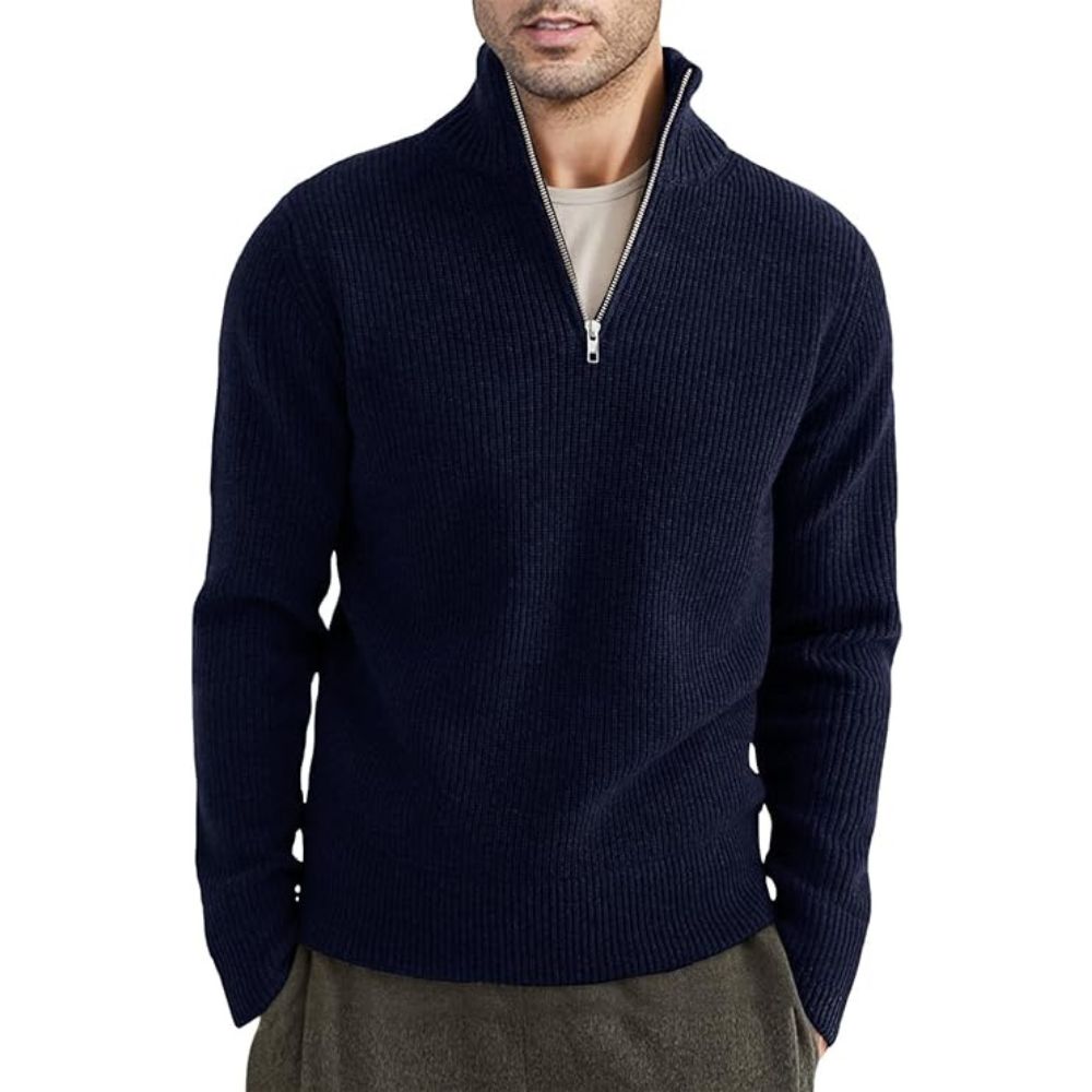 Kamal® | Pull épais zippé pour hommes