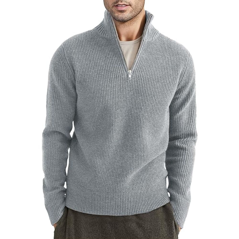 Kamal® | Pull épais zippé pour hommes
