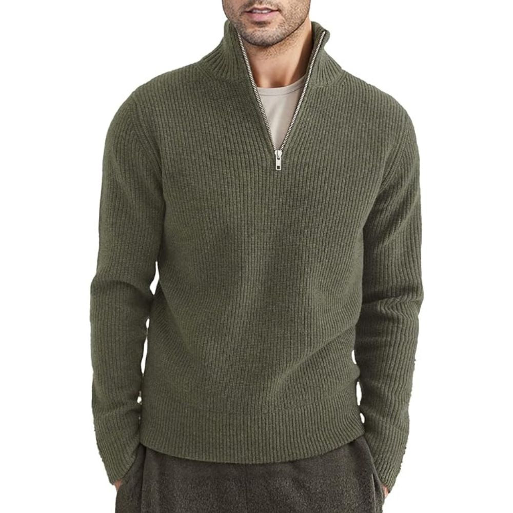 Kamal® | Pull épais zippé pour hommes