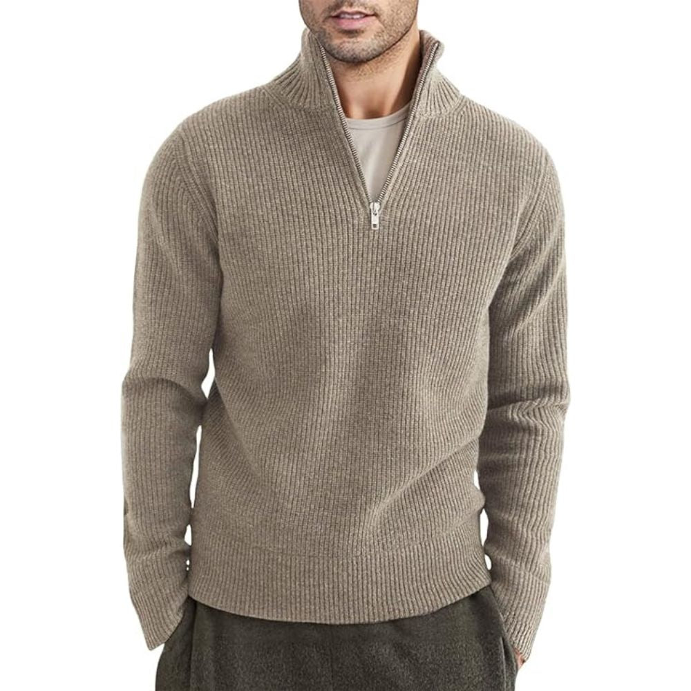 Kamal® | Pull épais zippé pour hommes