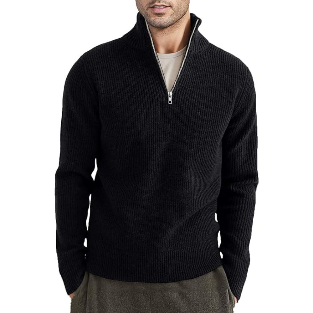 Kamal® | Pull épais zippé pour hommes