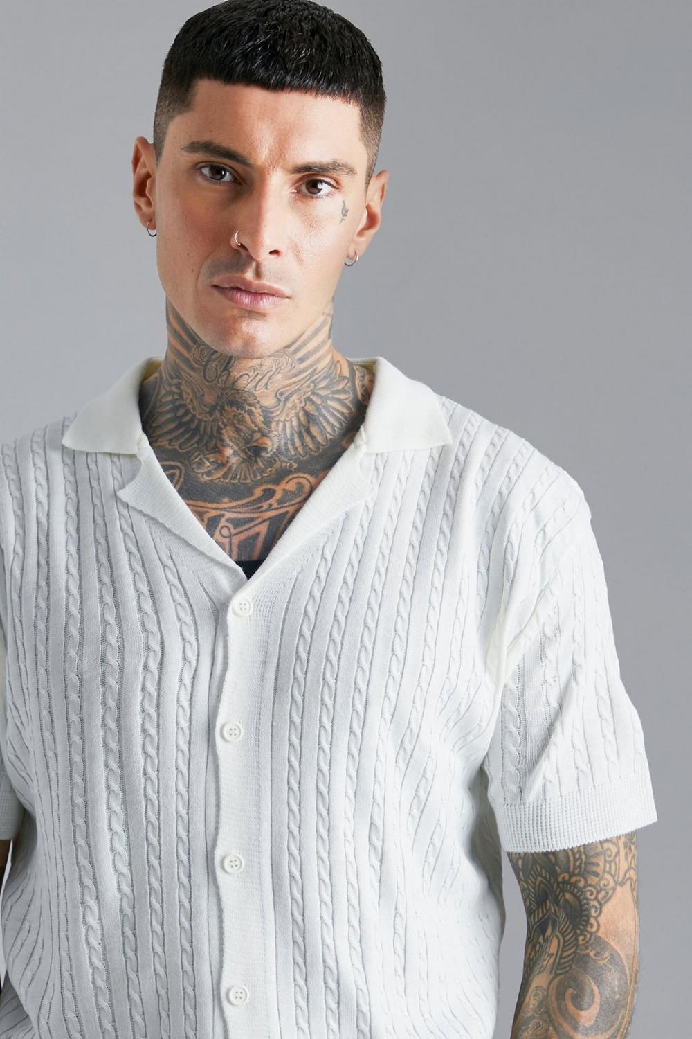 Yago® | Chemise surdimensionnée en tricot torsadé