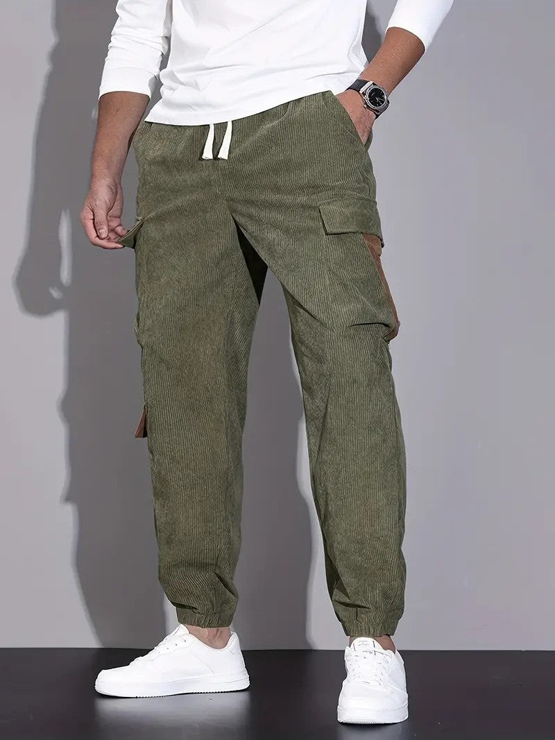 Yates® | Pantalon décontracté en velours côtelé pour l'été