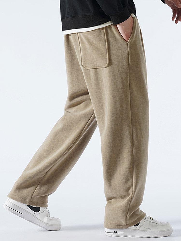 Ballard® | Pantalon coupe ample en polaire à jambe droite