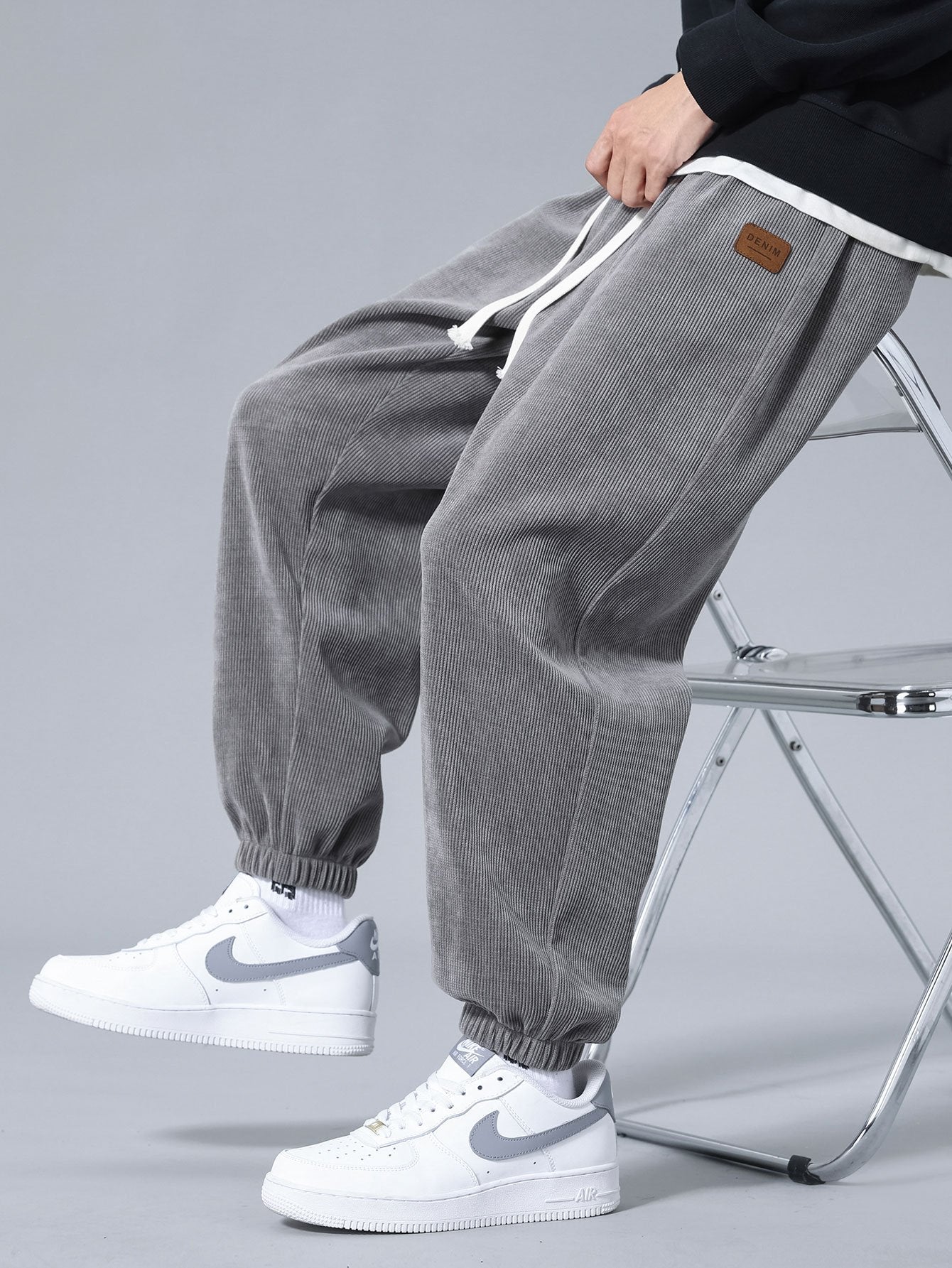 Babcock® | Pantalon de jogging en velours côtelé