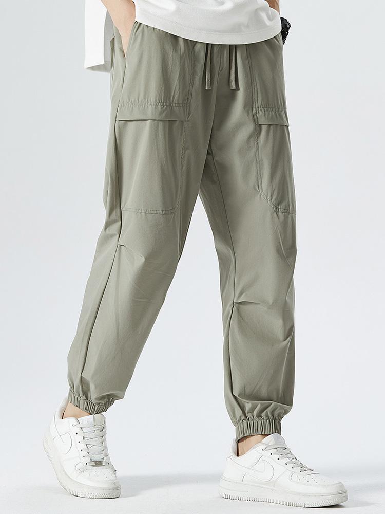 Barclay® | Pantalon cargo parachute à taille élastique