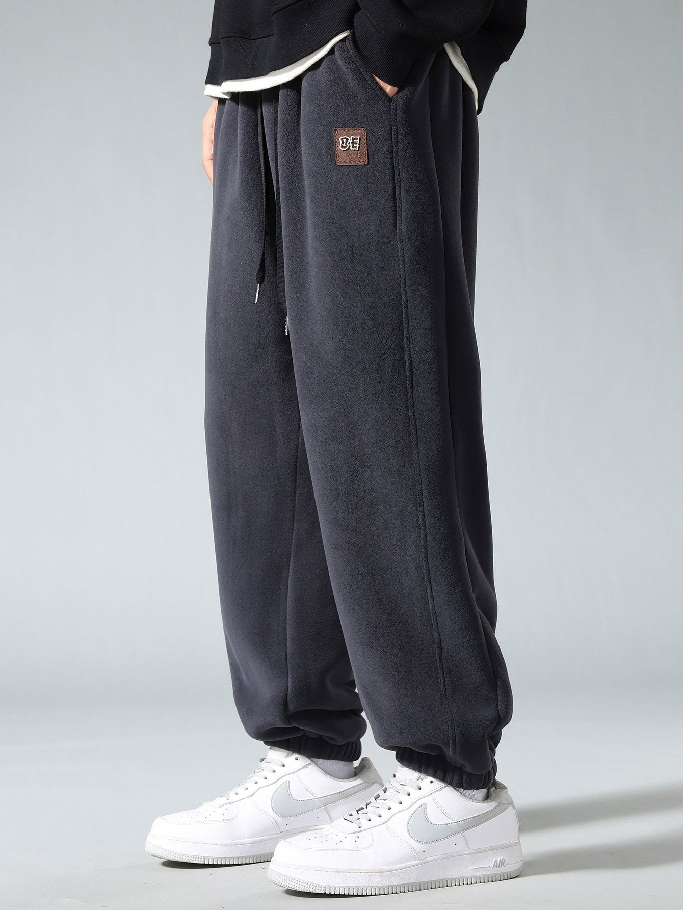 Ayron® | Pantalon de jogging en polaire doublé Teddy