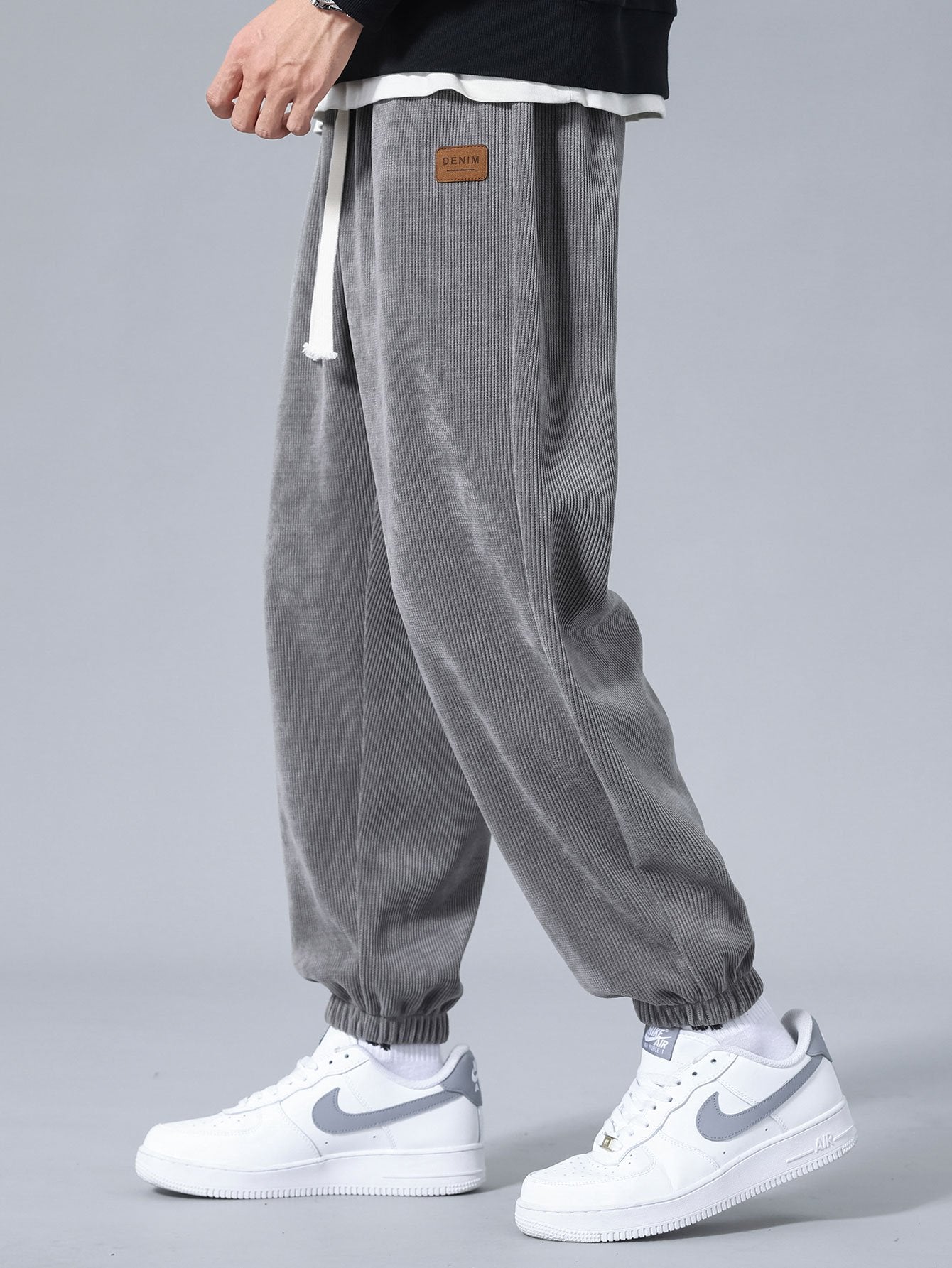 Babcock® | Pantalon de jogging en velours côtelé