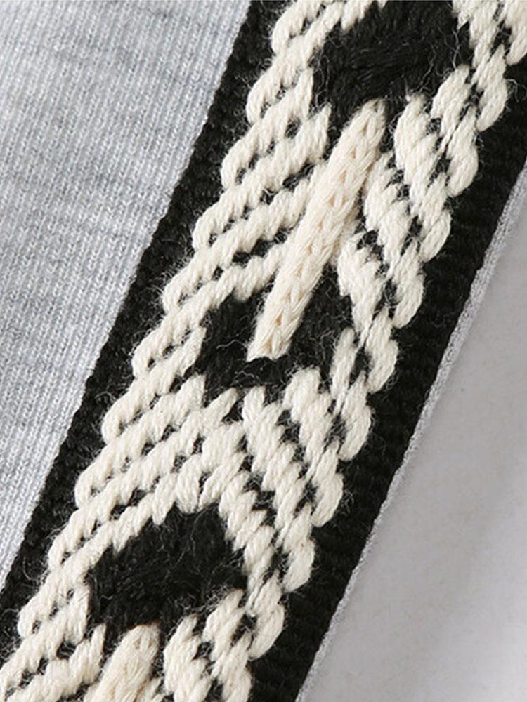Bardo® | Pantalon droit coupe décontractée avec empiècements en sangles latérales