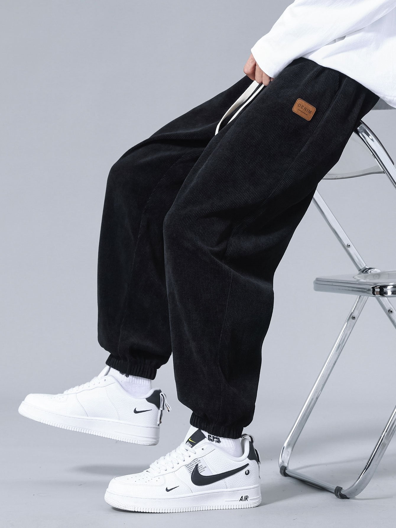 Babcock® | Pantalon de jogging en velours côtelé