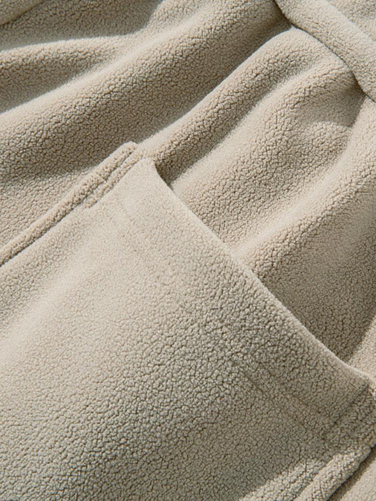 Ballard® | Pantalon coupe ample en polaire à jambe droite
