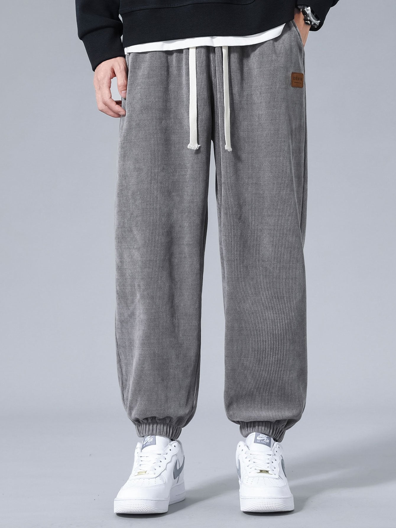 Babcock® | Pantalon de jogging en velours côtelé