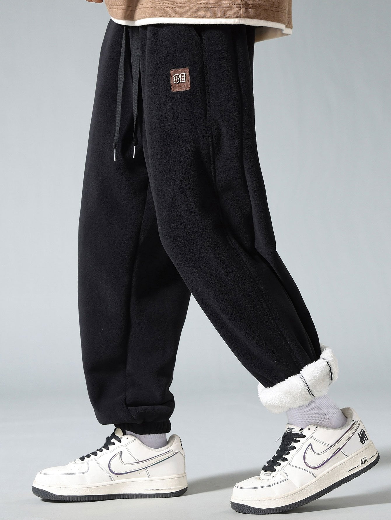 Ayron® | Pantalon de jogging en polaire doublé Teddy
