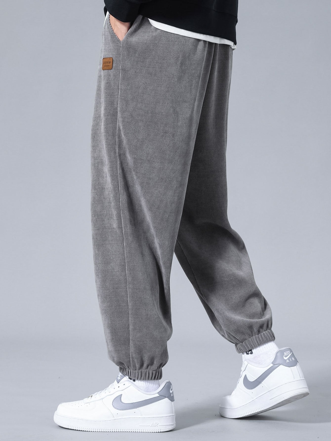 Babcock® | Pantalon de jogging en velours côtelé