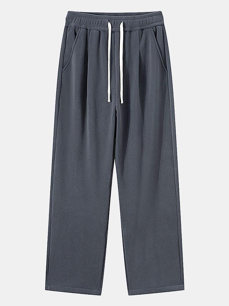 Ballard® | Pantalon coupe ample en polaire à jambe droite