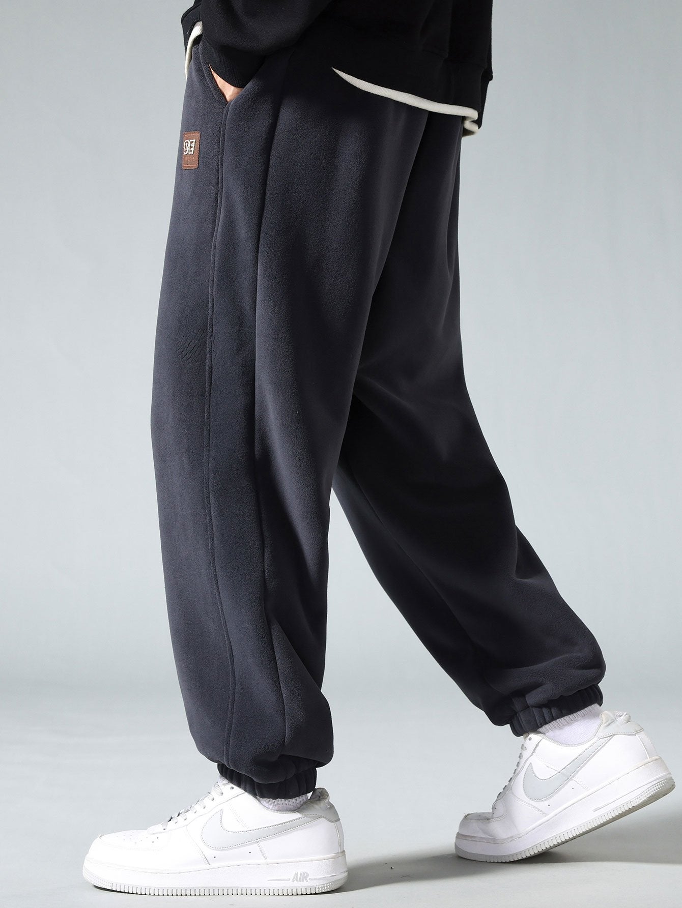 Ayron® | Pantalon de jogging en polaire doublé Teddy