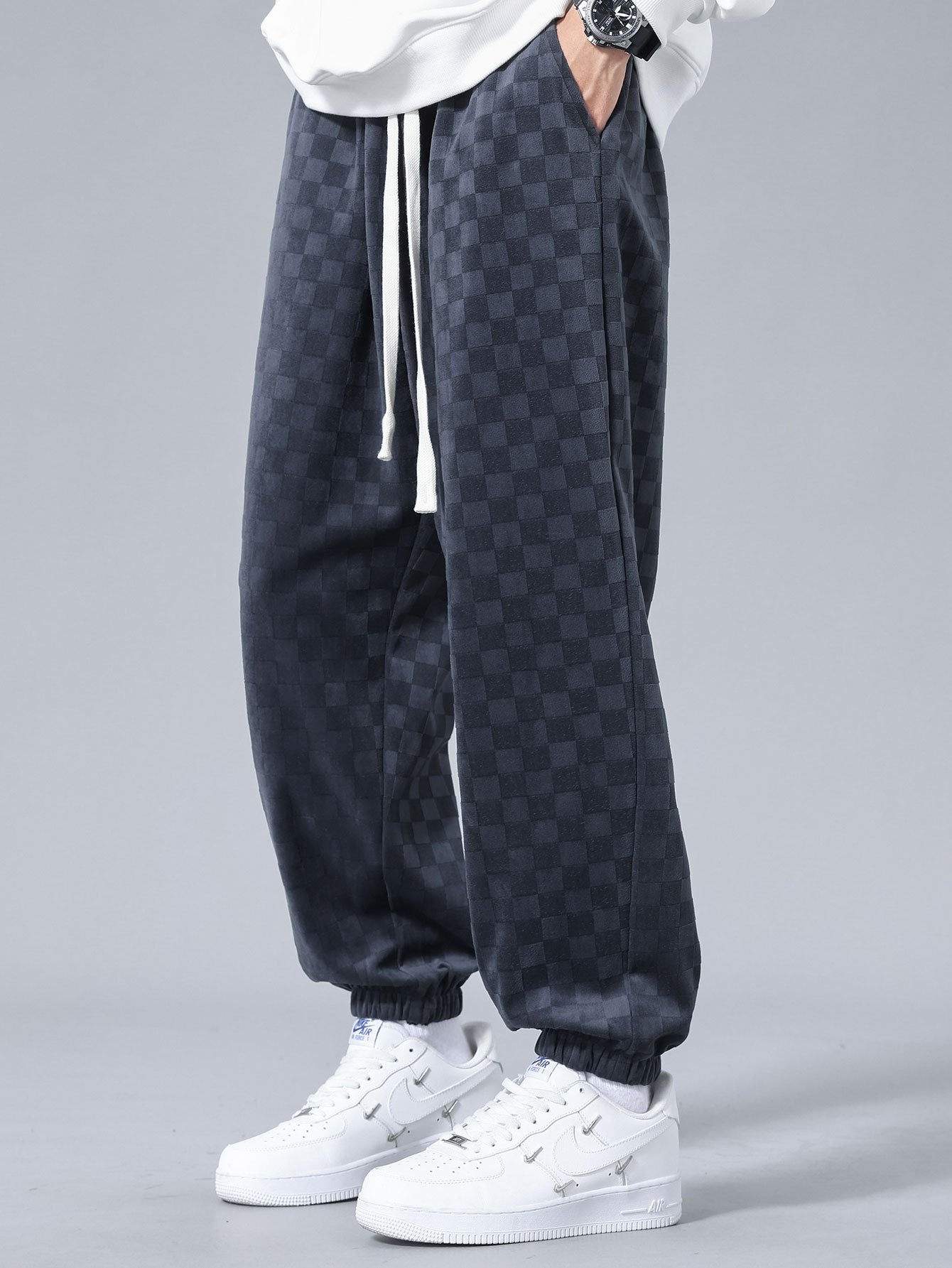 Baasan® | Pantalon de jogging à damier