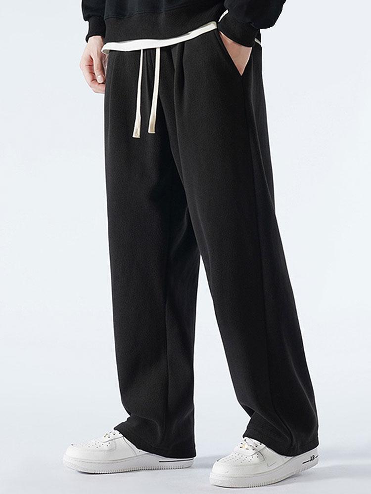 Ballard® | Pantalon coupe ample en polaire à jambe droite