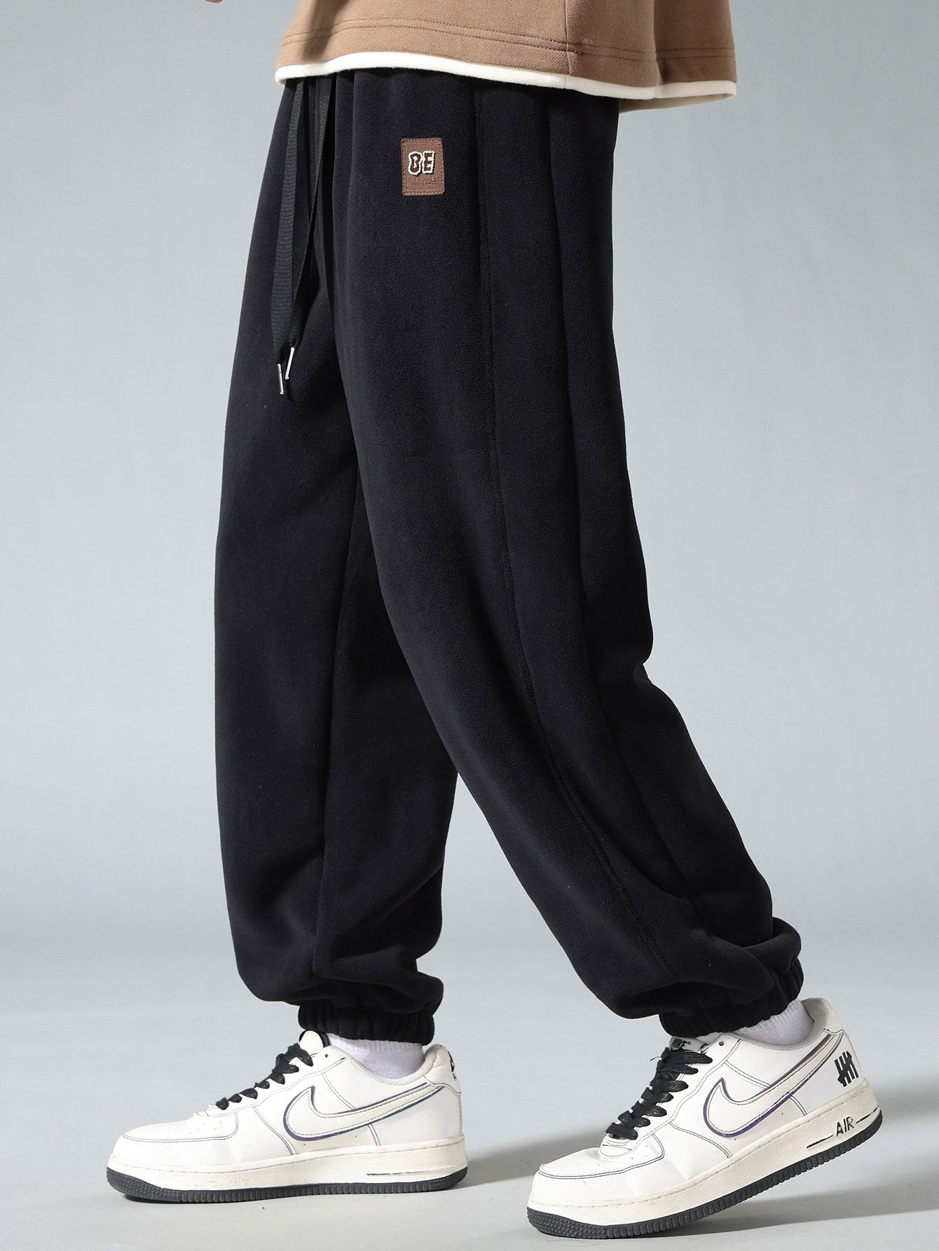Ayron® | Pantalon de jogging en polaire doublé Teddy