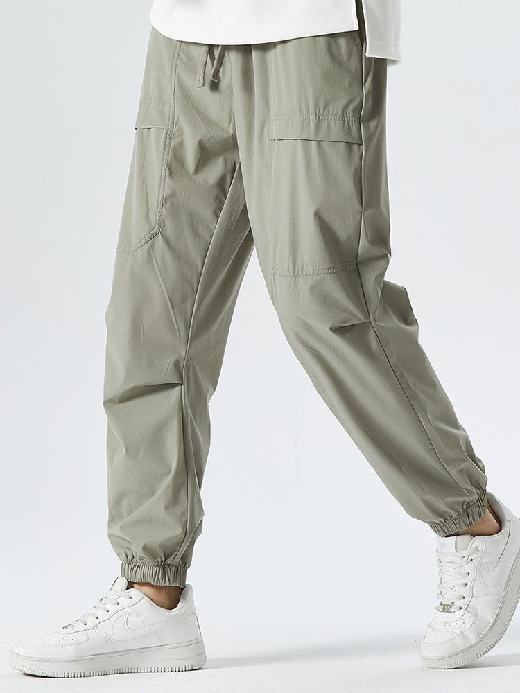 Barclay® | Pantalon cargo parachute à taille élastique