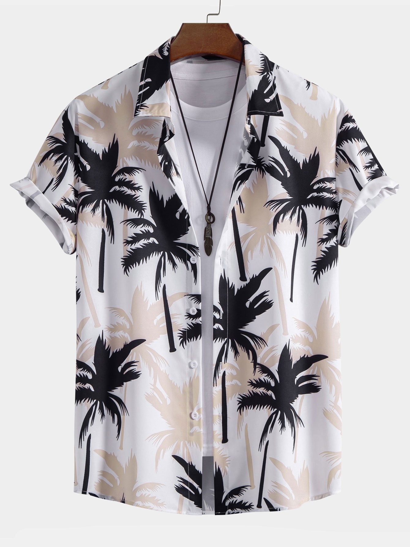 Attilio® | Chemise boutonnée à imprimé palmier
