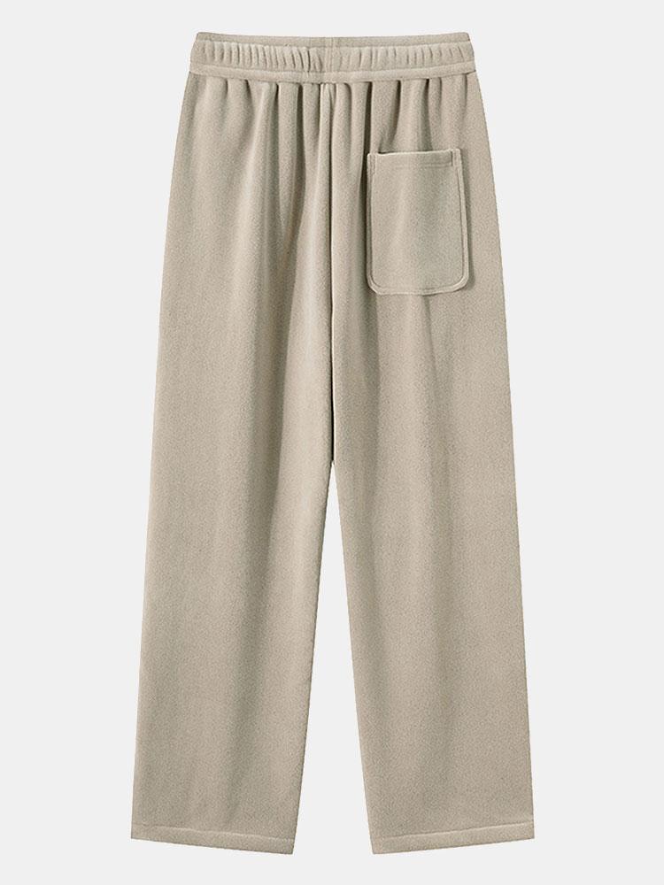 Ballard® | Pantalon coupe ample en polaire à jambe droite