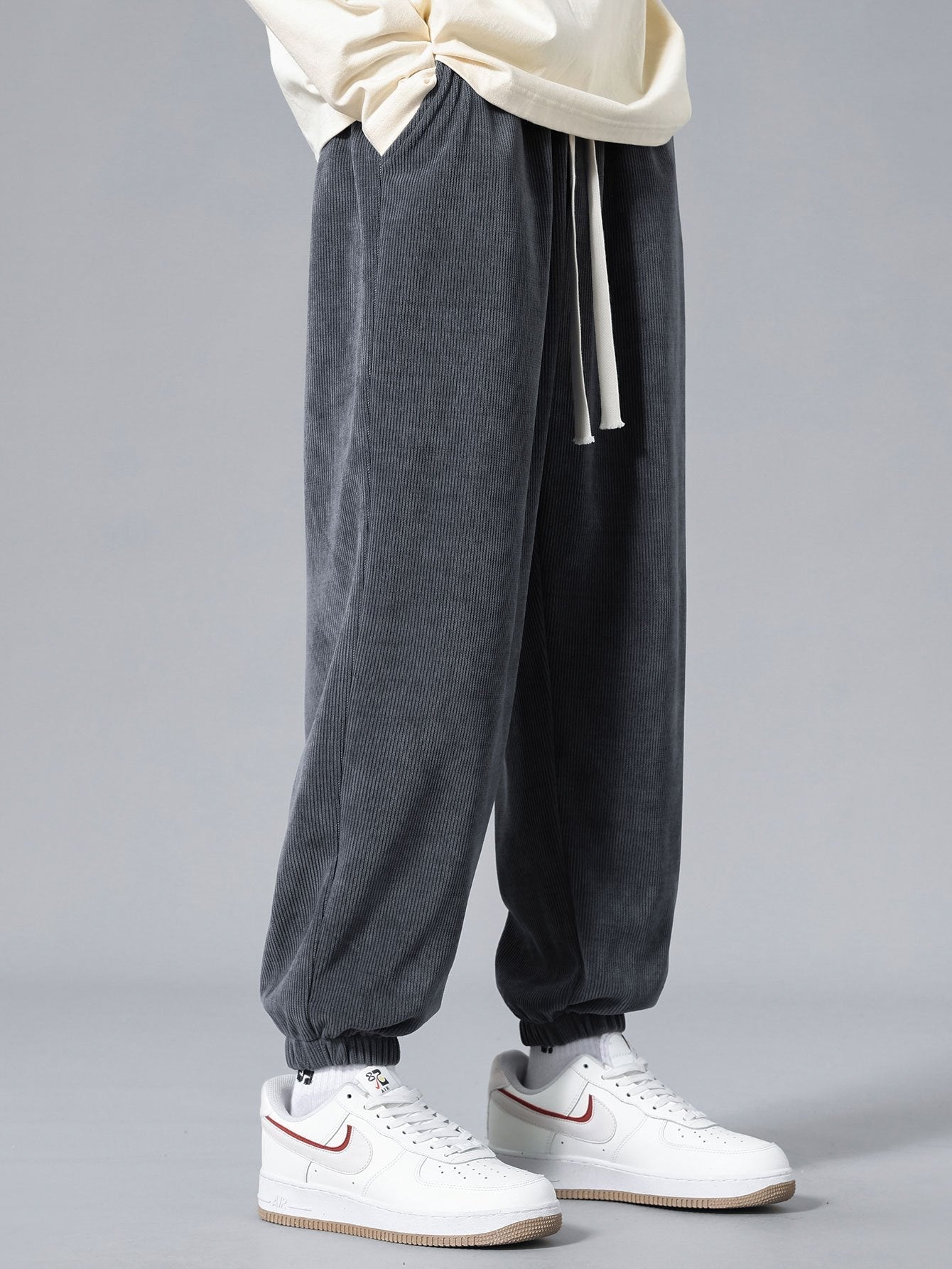 Babcock® | Pantalon de jogging en velours côtelé
