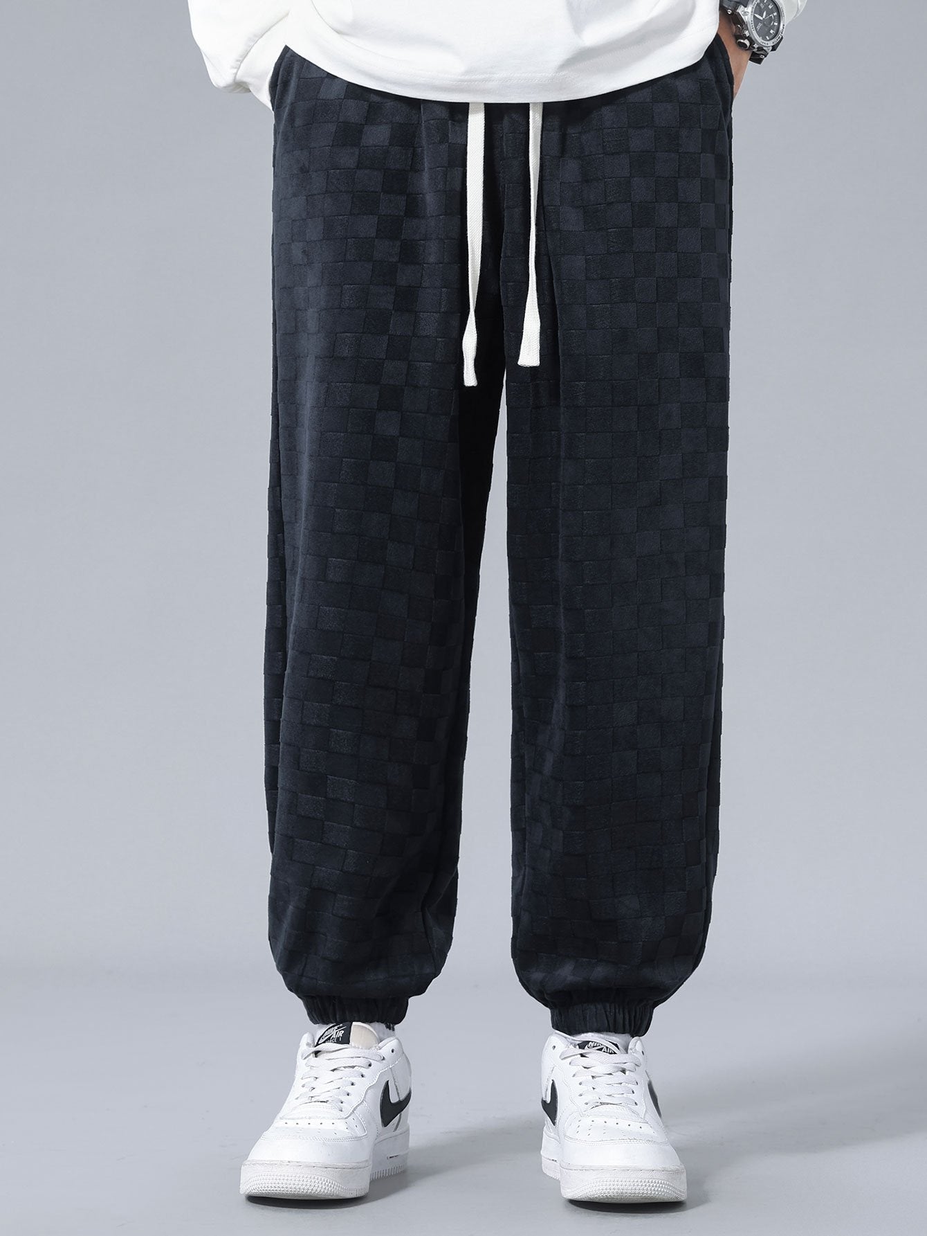 Baasan® | Pantalon de jogging à damier