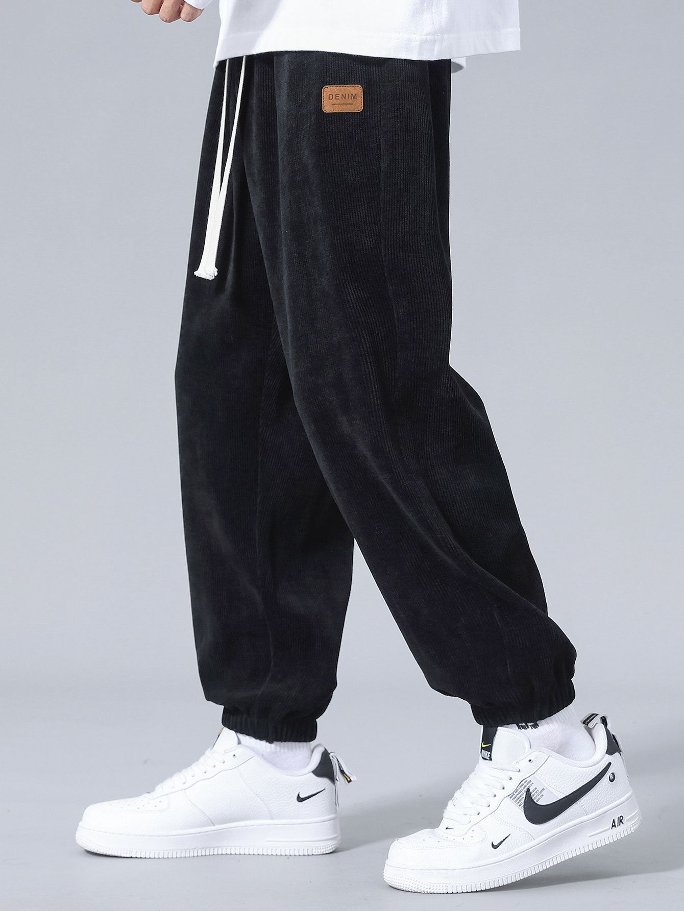 Babcock® | Pantalon de jogging en velours côtelé