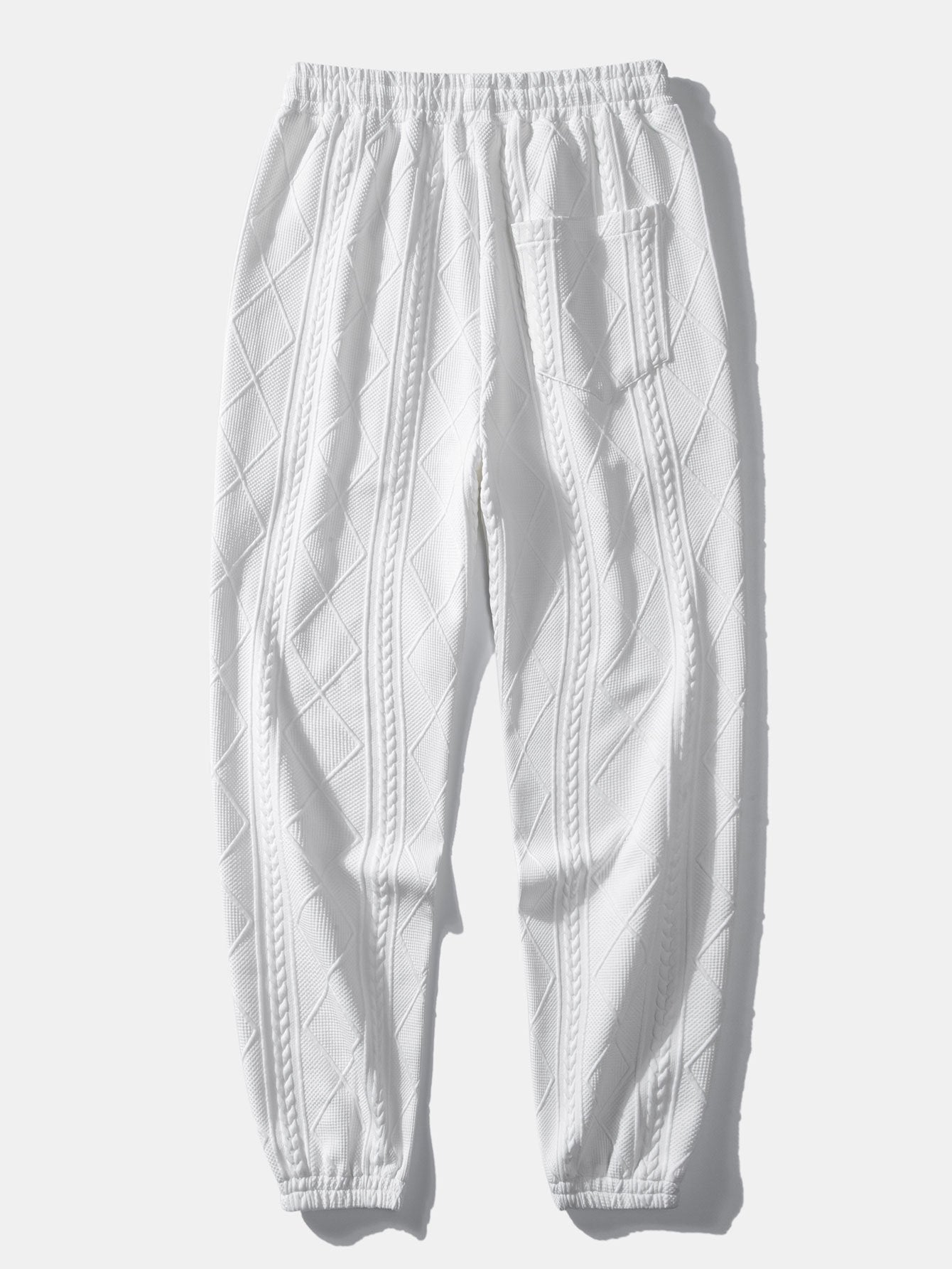 Azzedine® | Pantalon de jogging en jacquard géométrique