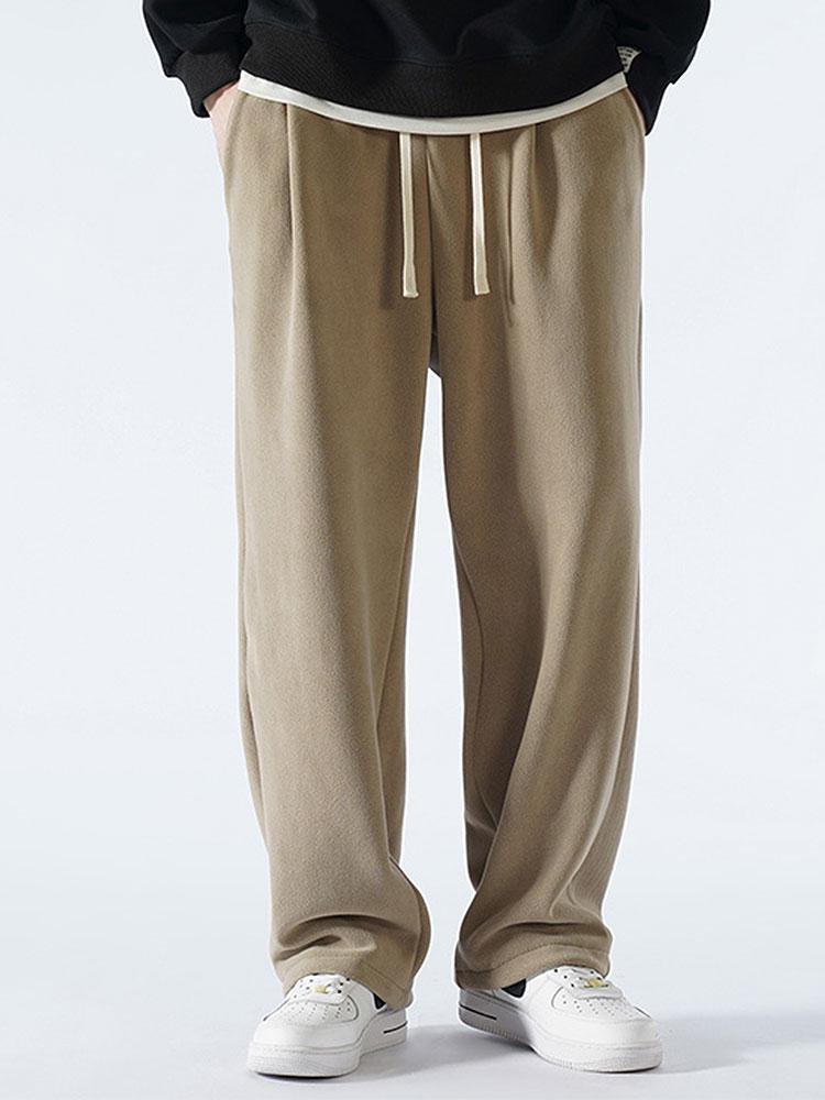 Ballard® | Pantalon coupe ample en polaire à jambe droite