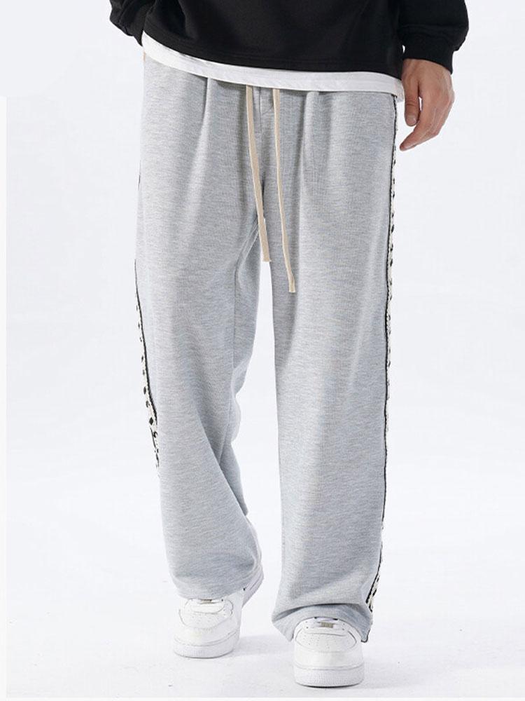 Bardo® | Pantalon droit coupe décontractée avec empiècements en sangles latérales