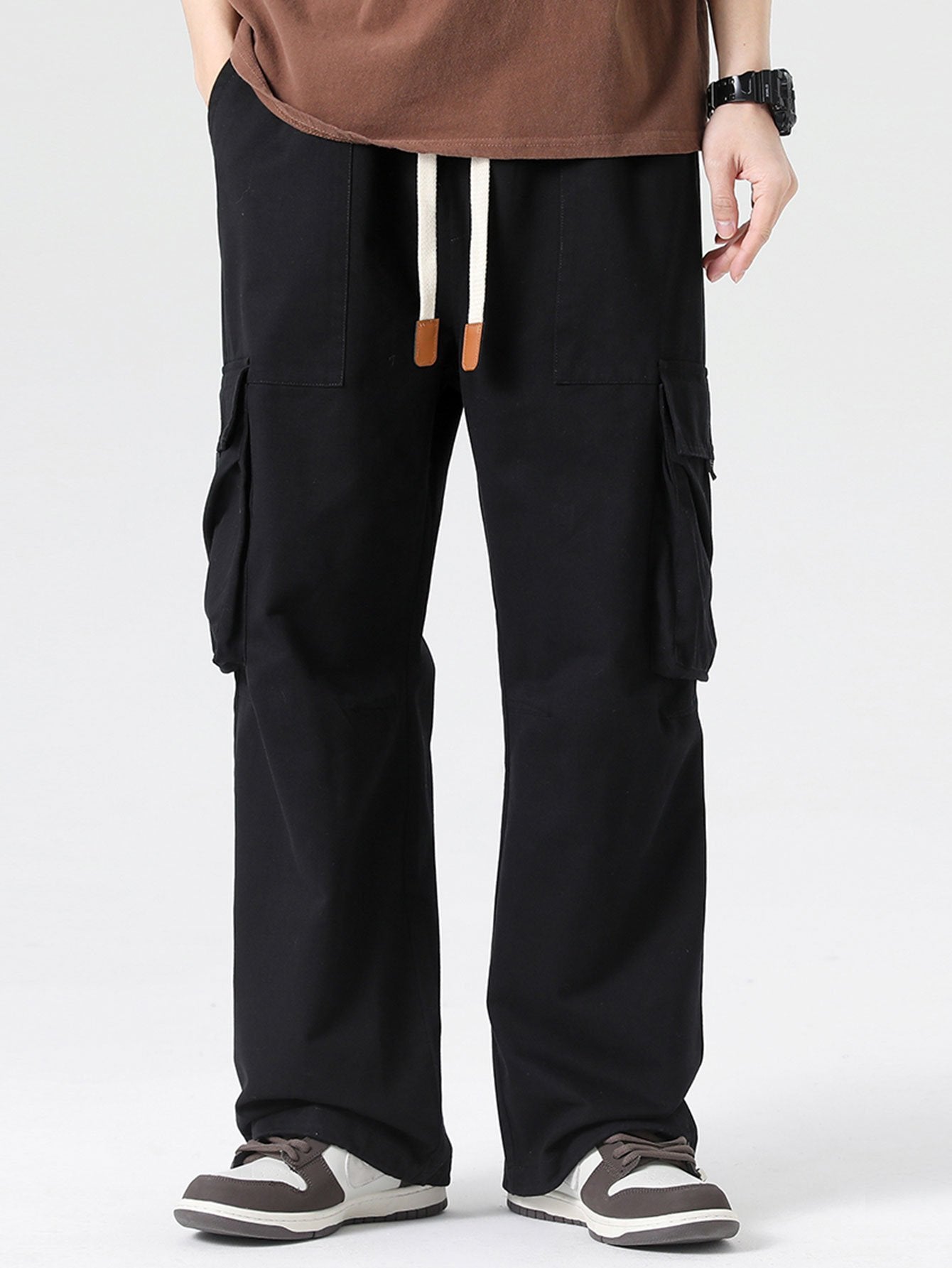 Bandon® | Pantalon cargo parachute avec poignets à cordon élastique