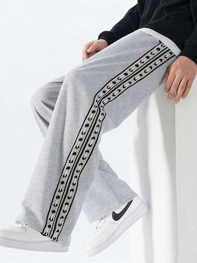 Bardo® | Pantalon droit coupe décontractée avec empiècements en sangles latérales