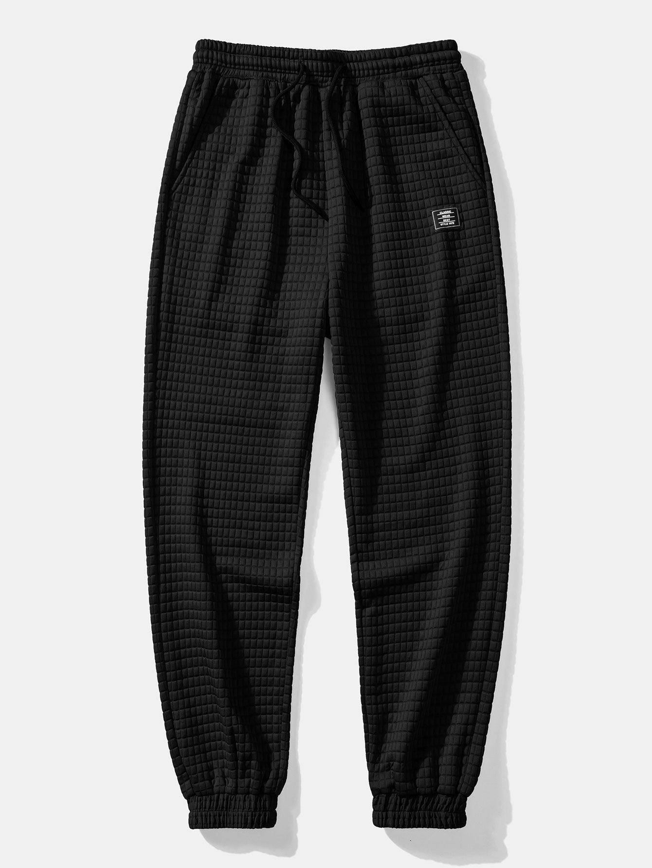 Baako® | Pantalon de jogging gaufré à cordon de serrage