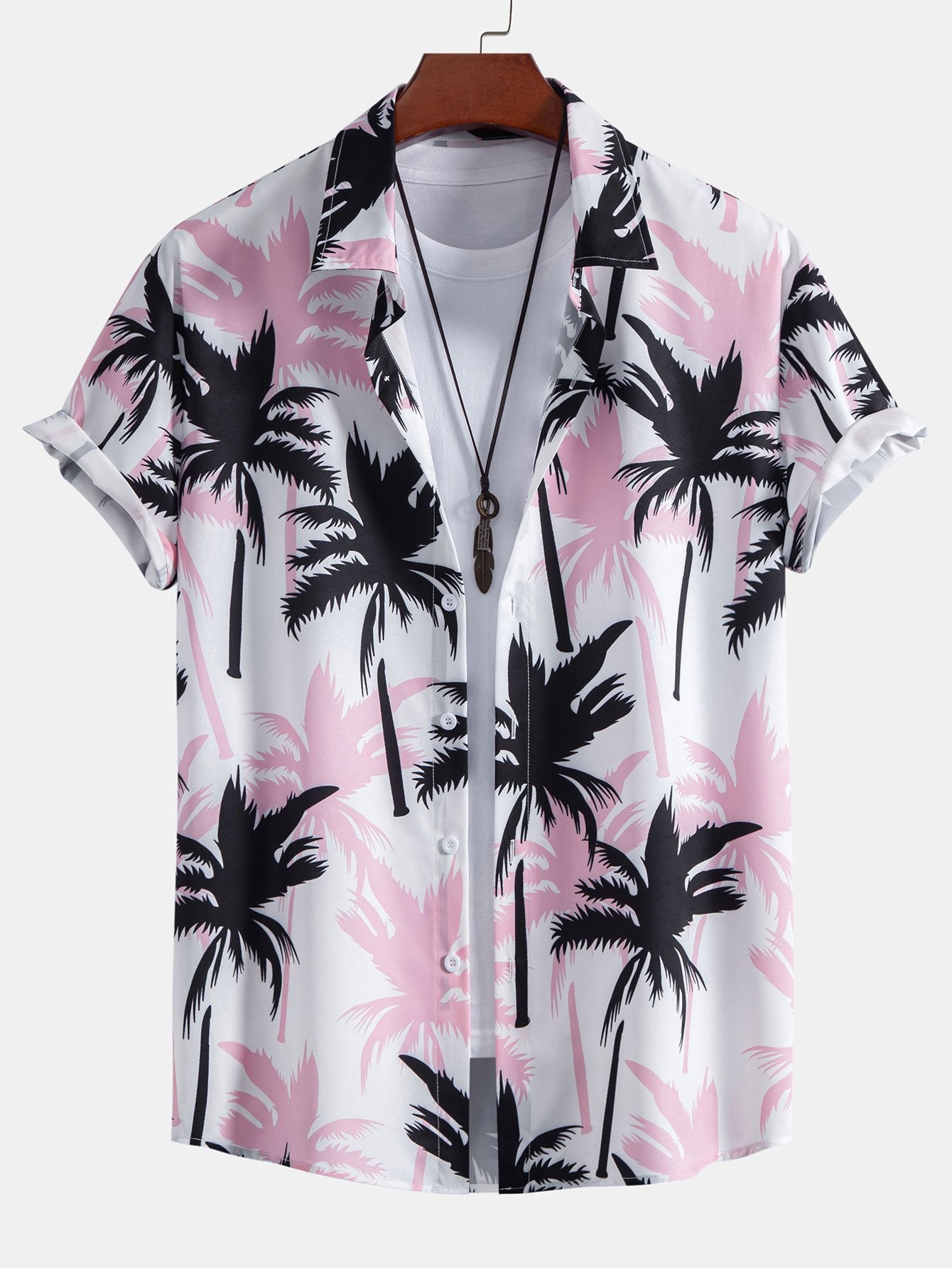 Attilio® | Chemise boutonnée à imprimé palmier