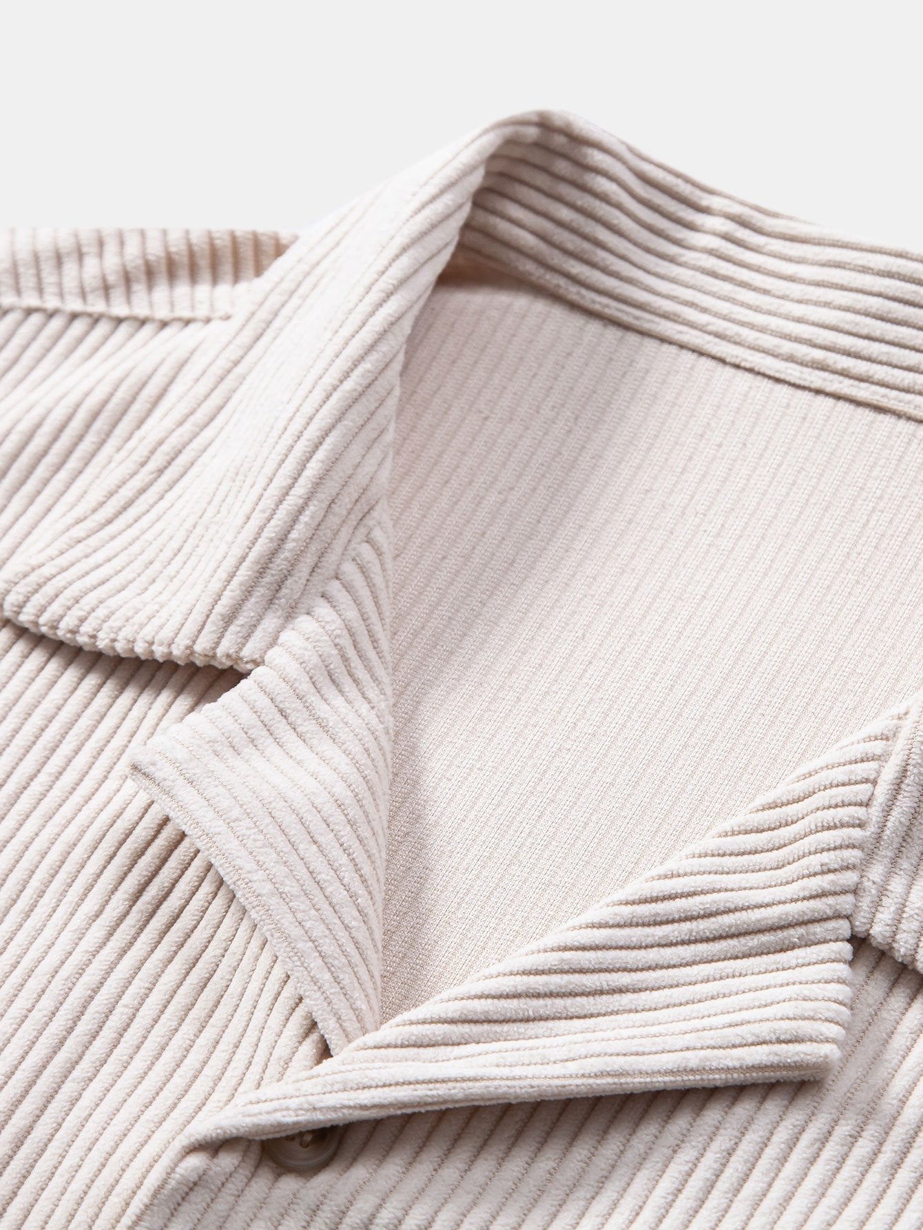Atli® | Chemise cubaine en velours côtelé à manches courtes