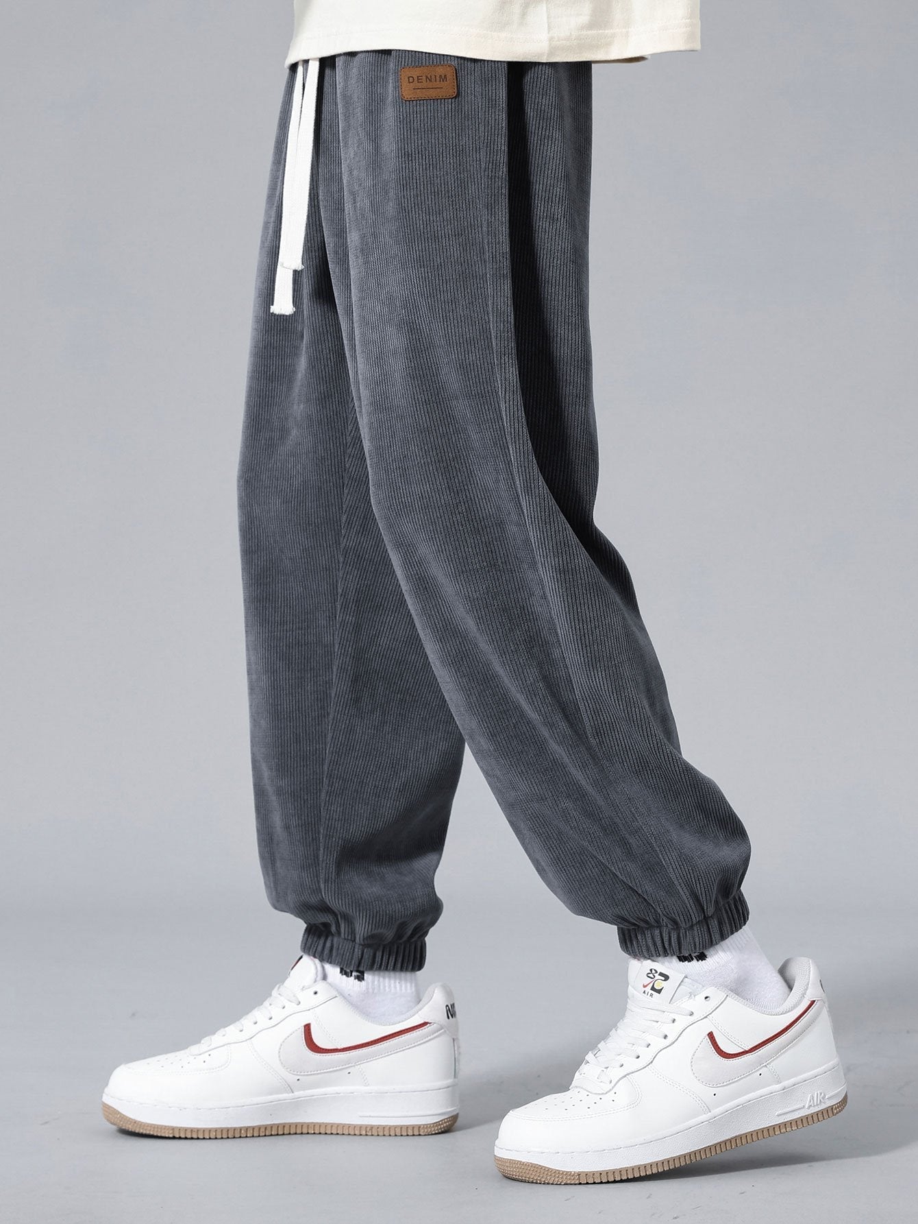 Babcock® | Pantalon de jogging en velours côtelé