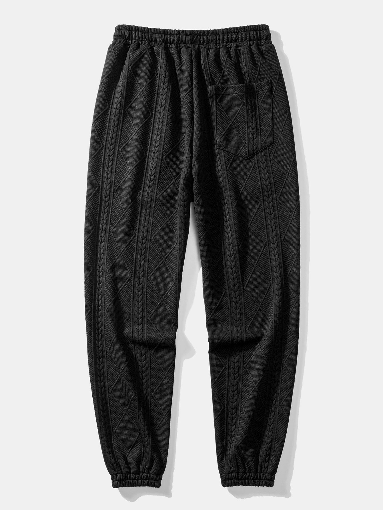 Azzedine® | Pantalon de jogging en jacquard géométrique
